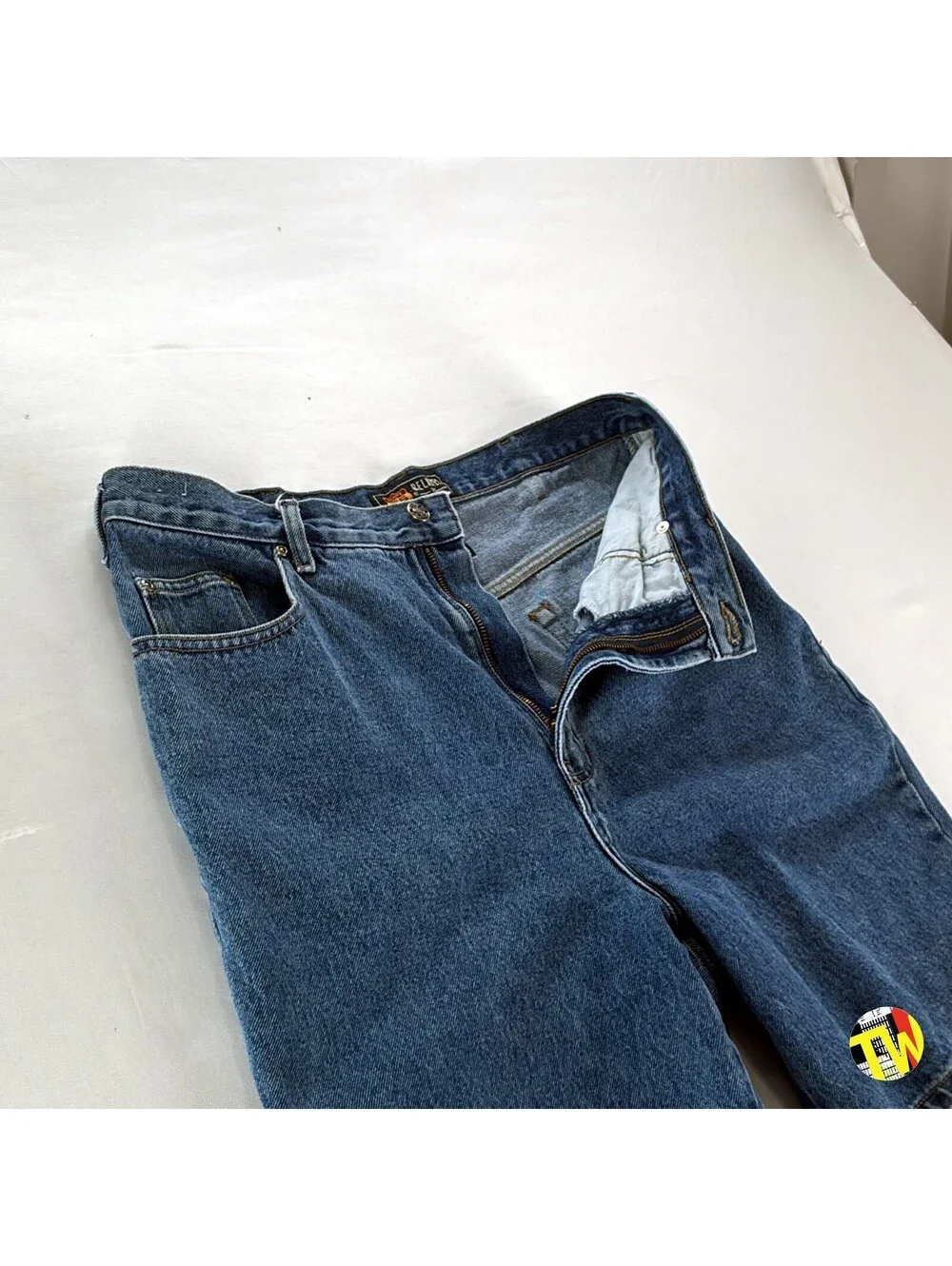 Vintage 90s Route 66 Denim Shorts Relaxed Fit Dad Shorts
